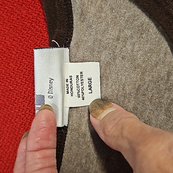 DISNEY Animal Kingdom brown short sleeve graphic tee Large EUC UNISEX - Picture 4 of 8